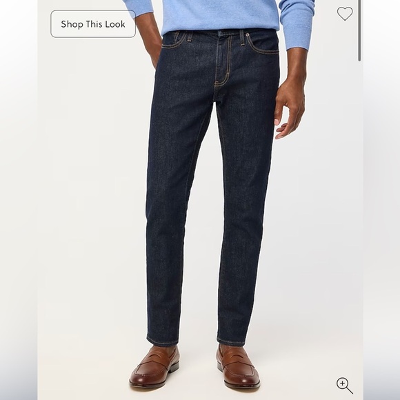 J crew rinse wash Slim-fit jean in signature flex
